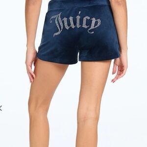 Juicy Bling Velour Shorts